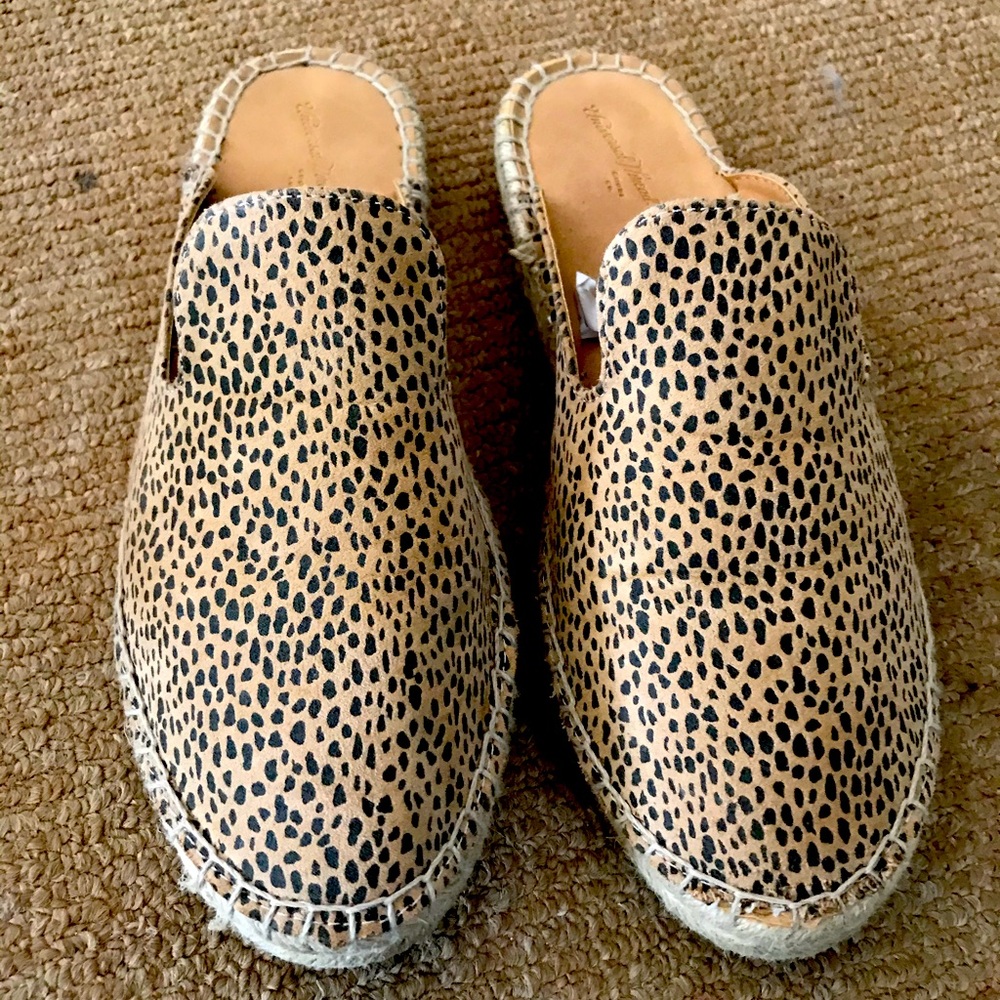 Leopard loafers size 7.5